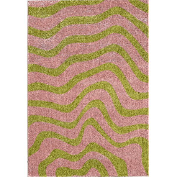 Zelena/rožnata preproga 160x230 cm Aurora – ESTE