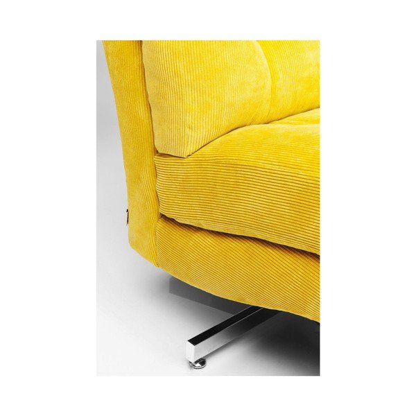Rumeni fotelj na kolesih Kare Design Cinema-image-1