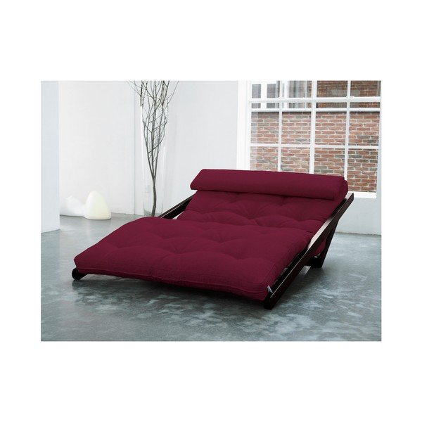 Lounge stol Karup Figo, Wenge/Bordeaux, 120 cm-image-2