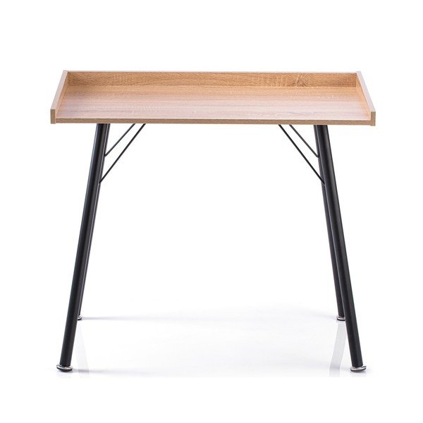 Pisalna miza z mizno ploščo v hrastovem dekorju 50x90 cm Fey – Homede-image-2