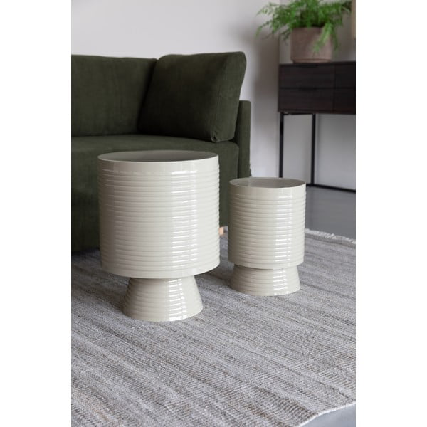 Kovinska okrogla stranska mizica ø 35 cm Sven – White Label-image-1