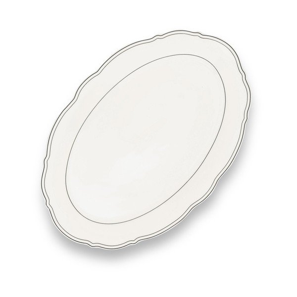 Pladenj iz porcelana new bone china 20,5x31,5 cm Odette – S|P Collection