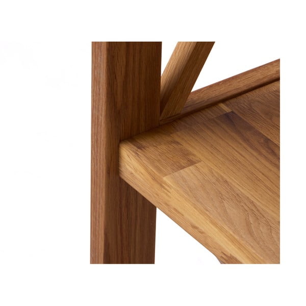 Regal iz masivnega hrasta v naravni barvi 70x161 cm X-Shelf – Unique Furniture-image-3
