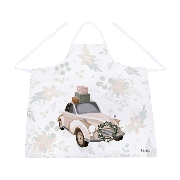 Bombažen predpasnik z božičnim motivom Festive Car – Butter Kings