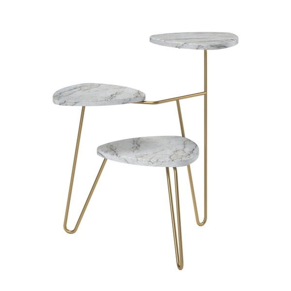 Belo-zlato stojalo za rože Novogratz Athena-image-2