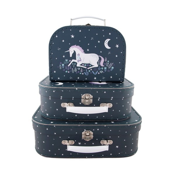Komplet 3 kovčkov Sass & Belle Starlight Unicorn