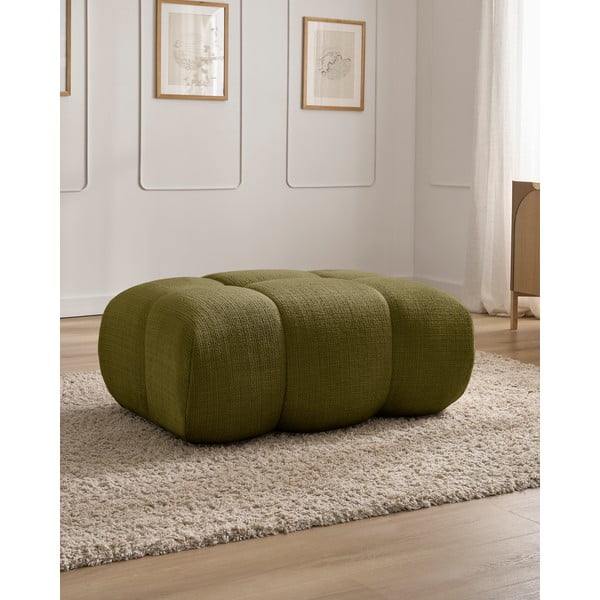 Zelen tabure iz šenilje Ivane – Bobochic Paris-image-1