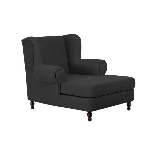 Črni fotelj Max Winzer Mareille Black-image-4