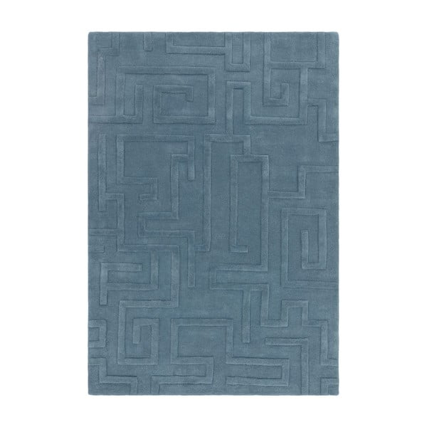 Modra volnena preproga 160x230 cm Maze – Asiatic Carpets
