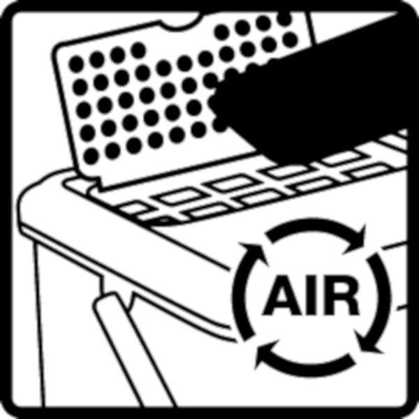 Rezervni ogljikov filter za posodo za kompostne odpadke 3 kos - Rotho-image-3