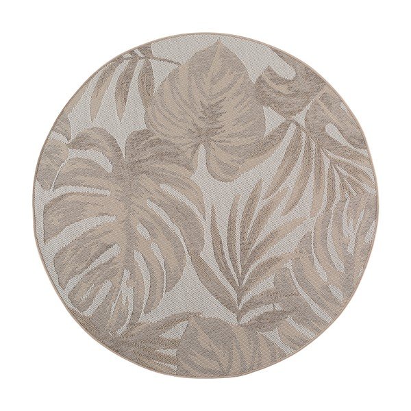 Bež okrogla notranja in zunanja preproga ø 120 cm Desert 1302 – Ayyildiz Carpets