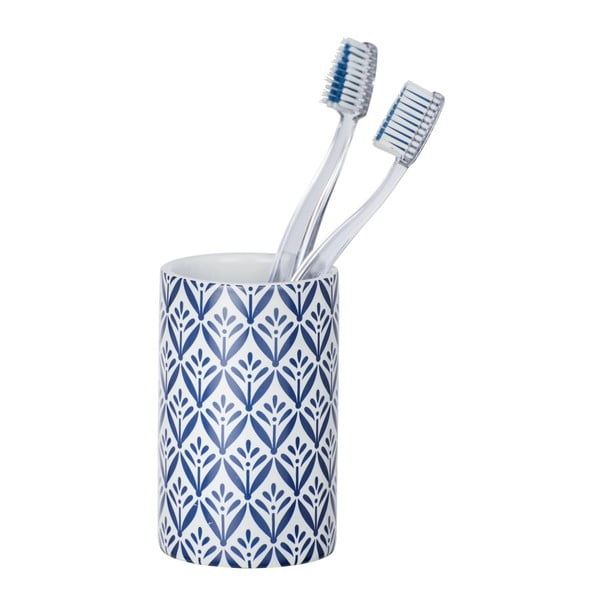 Moder keramičen lonček za zobne ščetke Wenko Lorca-image-1