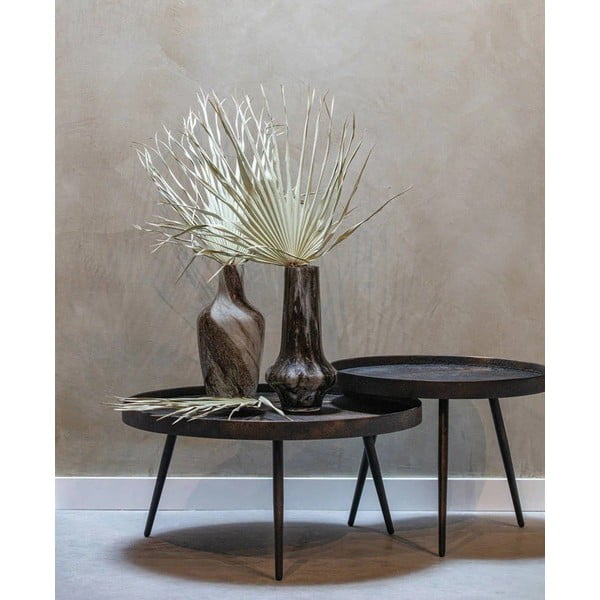 Črna okrogla klubska mizica ø 58 cm Bounds – WOOOD-image-1