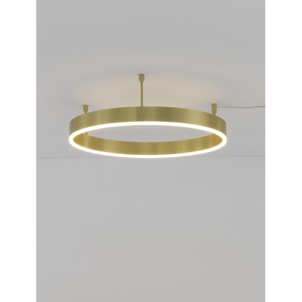 Medeninasta aluminijasta LED zatemnitvena stropna svetilka Motif – Nova Luce-image-2