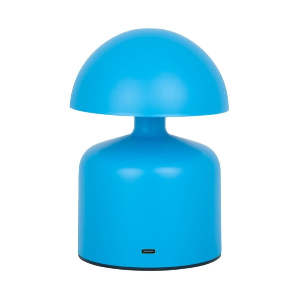 Modra namizna svetilka s kovinskim senčilom (višina 15 cm) Impetu – Leitmotiv