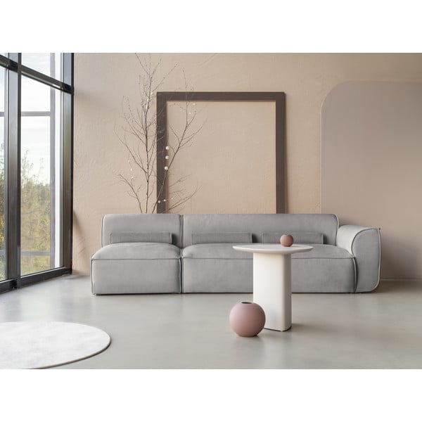 Svetlo siv ležalnik (desni kot) Flex Felix – Miuform-image-1