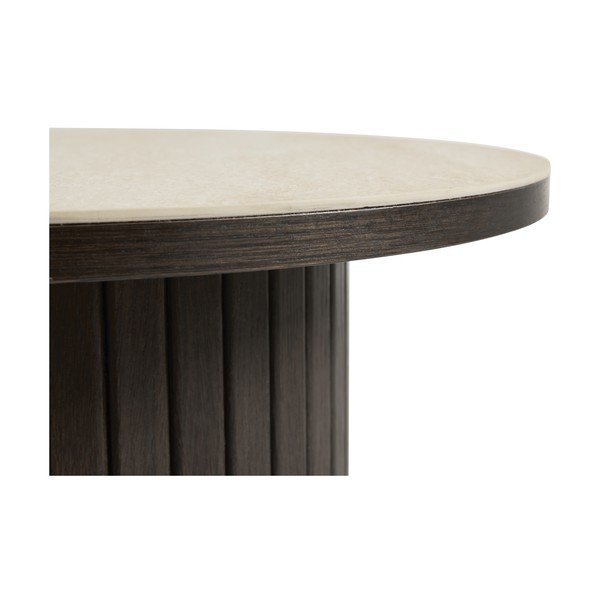 Okrogla stranska mizica s keramično ploščo ø 50 cm Enna – Unique Furniture-image-2