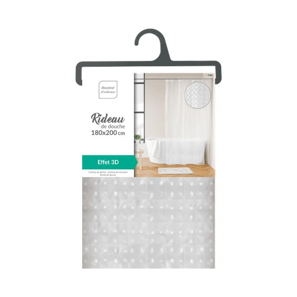 Zavesa za tuš 180x200 cm Cube – douceur d'intérieur-image-3
