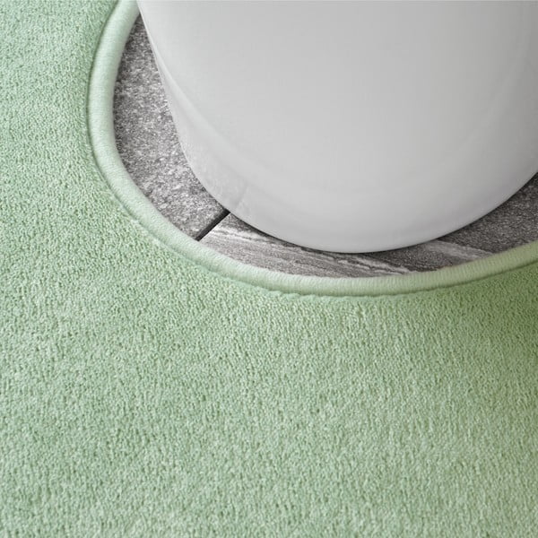 Svetlo zelene kopalniške preproge za WC iz spominske pene v kompletu 2 ks 50x80 cm Anti-Bacterial – Catherine Lansfield-image-3