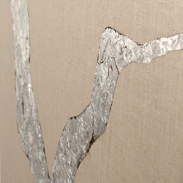 Ročno naslikana slika 90x120 cm Wild Horizon Silver – Malerifabrikken-image-2