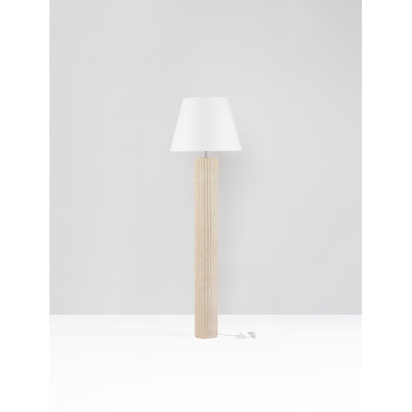 Bela/kremno bela lončena stoječa svetilka (višina 150 cm) Bacoo – Nova Luce-image-3