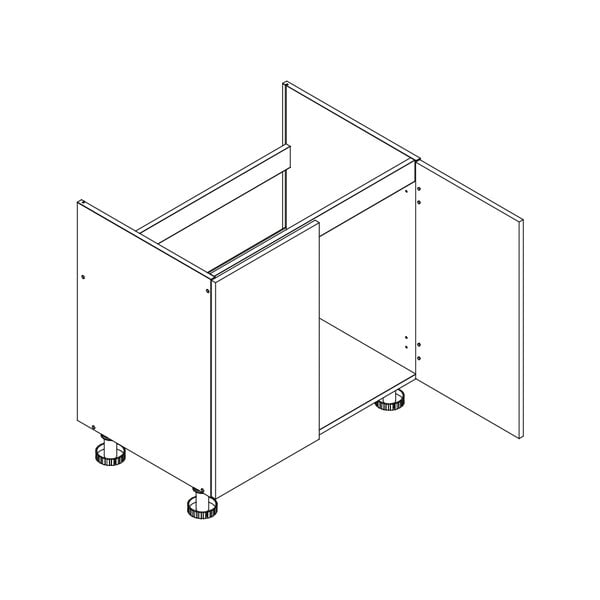 Enovrstna kuhinja brez kuhinjskega pulta (brez montaže) 280 cm Zane – STOLKAR-image-4