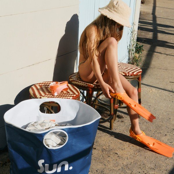 Modra torba za na plažo Sunnylife Everything Bag-image-2