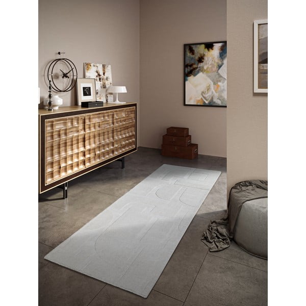 Kremno bel ročno tkan volnen tekač 80x250 cm Alexis – Villeroy&Boch-image-1