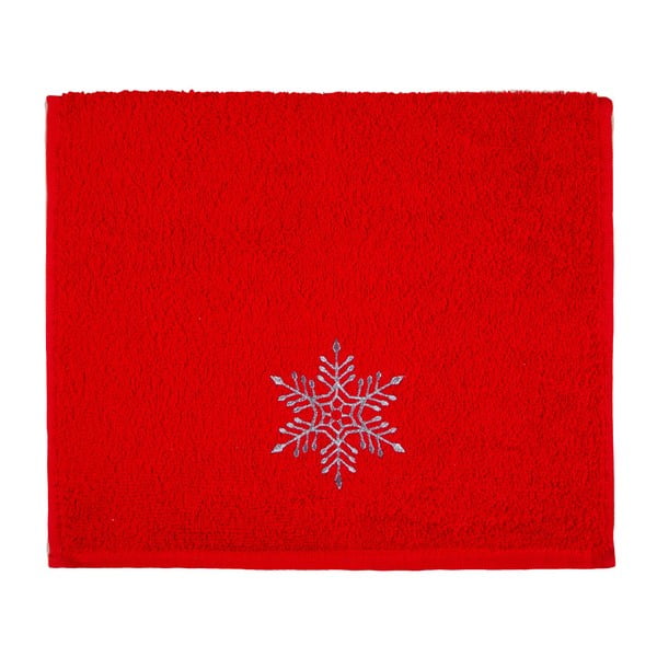 Brisača Christmas Snowflake Red, 30 x 50 cm