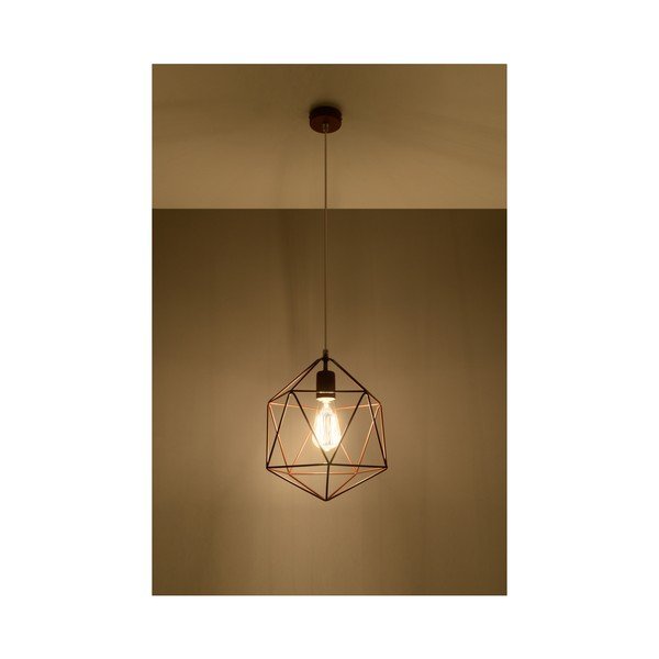 Stropna svetilka v bakru Sollux Donato-image-2