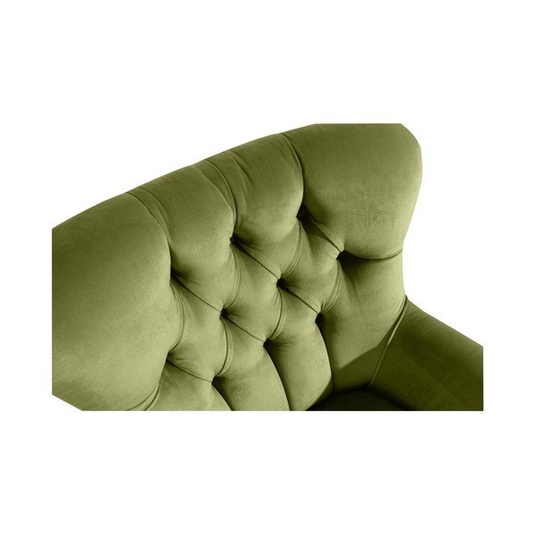 Zelen fotelj Max Winzer Brandon Suede-image-1