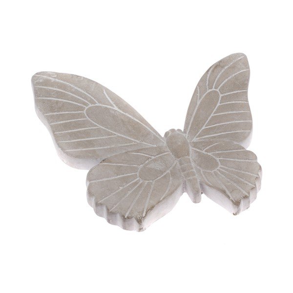 Stenska viseča betonska dekoracija Dakls Butterfly