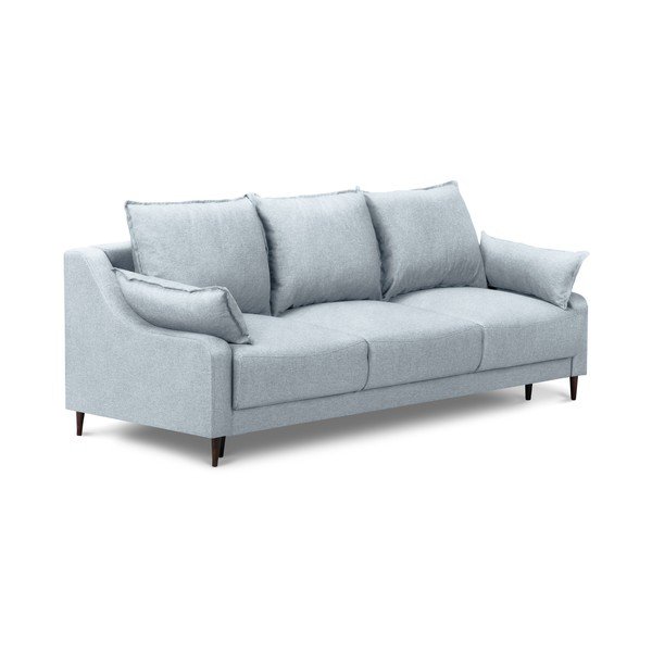 Svetlo modra raztegljiva sedežna garnitura s prostorom za shranjevanje Mazzini Sofas Ancolie, 215 cm-image-2