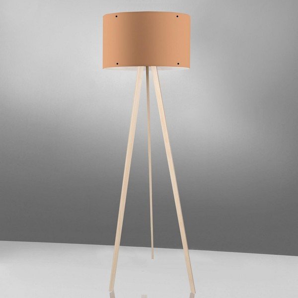 Bež talna svetilka Woddy-image-1