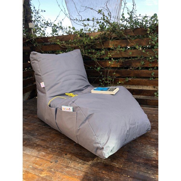 Siva vrtna sedežna vreča Daybed – Floriane Garden-image-2