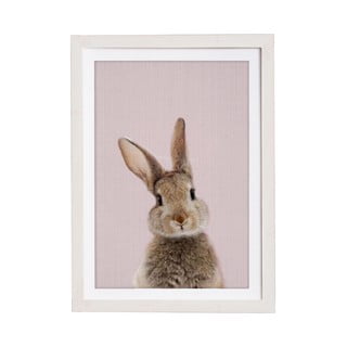 Stenska slika v okvirju Querido Bestiario Baby Rabbit, 30 x 40 cm