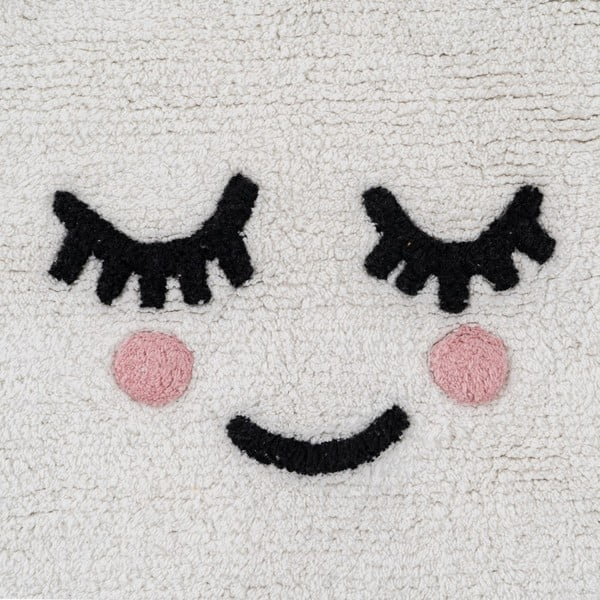 Bela bombažna otroška preproga 60x100 cm Cloud – Ixia-image-2