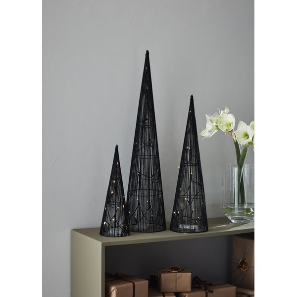 Črna božična svetlobna dekoracija v kompletu 3 ks Dunge – Markslöjd-image-1