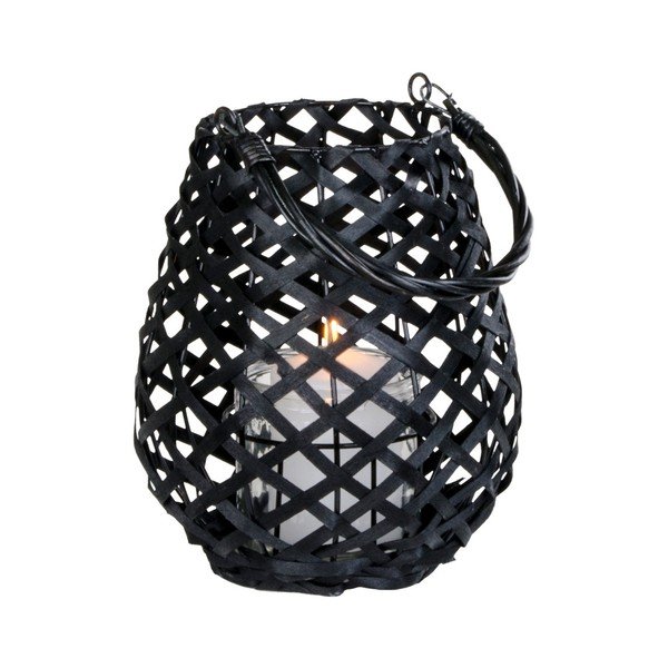 Črna steklena svetilka Hiša Nordic Hasvik-image-1