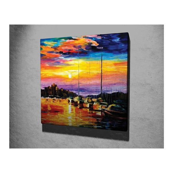 Stenska reprodukcija na platnu Leonid Afremov, 45 x 45 cm-image-1