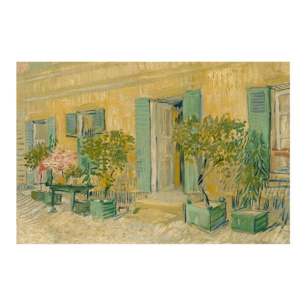Slika Vincenta van Gogha - Zunanjost restavracije v Asnièresu, 90x60 cm