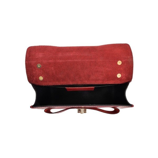 Rdeča usnjena torbica Roberta M Ferra Rosso-image-2