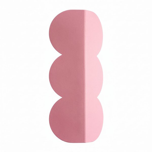 Rožnata aluminijasta stenska svetilka BISCUIT – Thoro