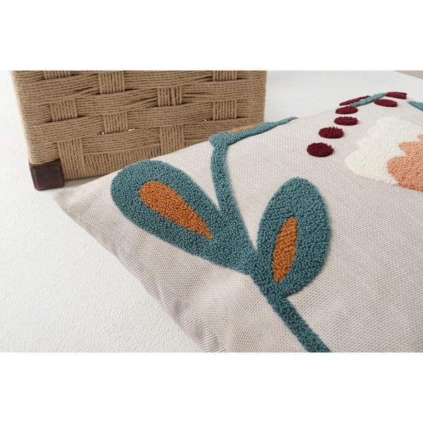 Lanena okrasna blazina 43x43 cm Fresya – Mioli Decor-image-4