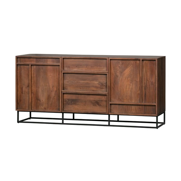 Komoda iz rjavega mangovega lesa WOOOD Forrest, širina 160 cm-image-2