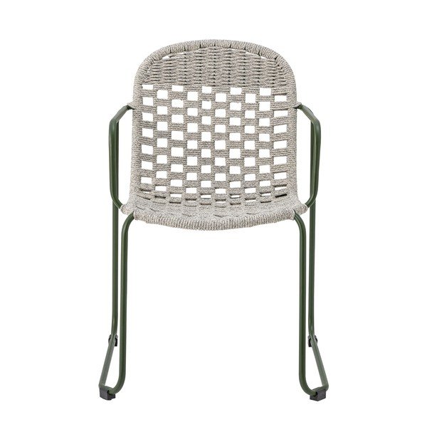 Siv kovinski vrtni stol Calana – Bloomingville-image-2