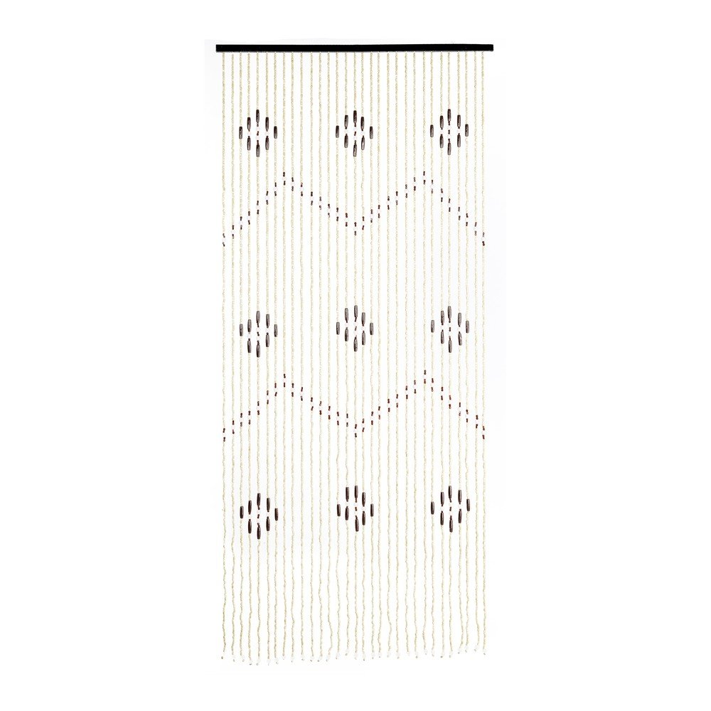 Bambusova zavesa za vrata v naravni barvi 90x200 cm