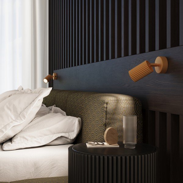 Točkovno svetilo v zlati barvi 8x16 cm Gleam – Sollux-image-3