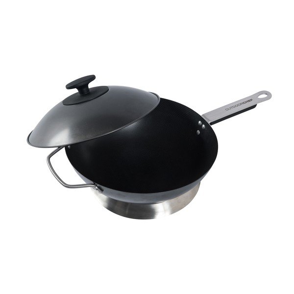 Žar jeklena ponev s pokrovko ø 33 cm – Outdoorchef-image-2