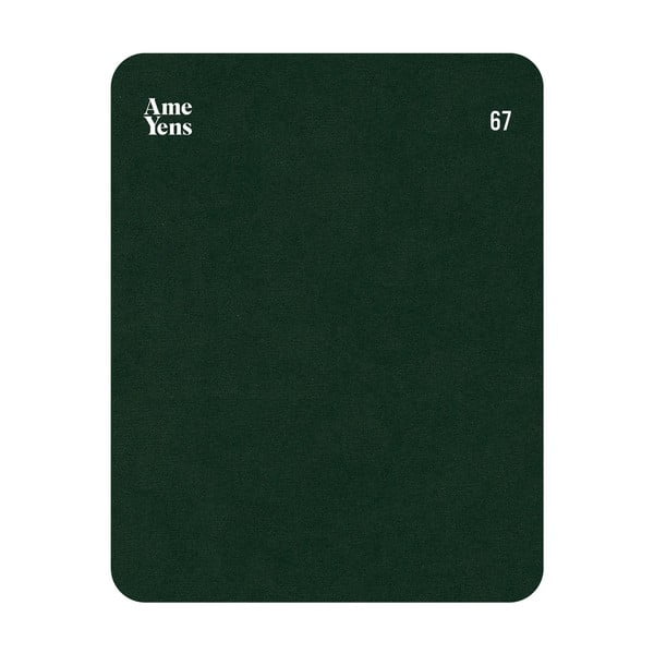 Temno zelen žameten fotelj Kukumo – Ame Yens-image-4